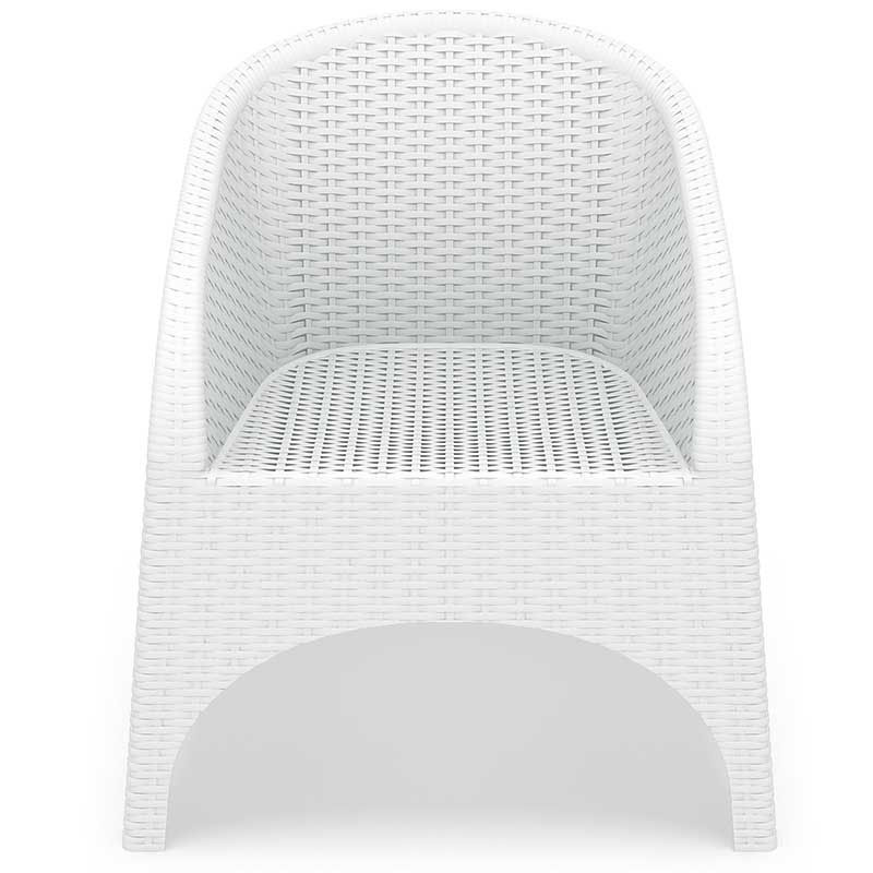 Aruba Stackable Wickerlook Chair (set Of 2)