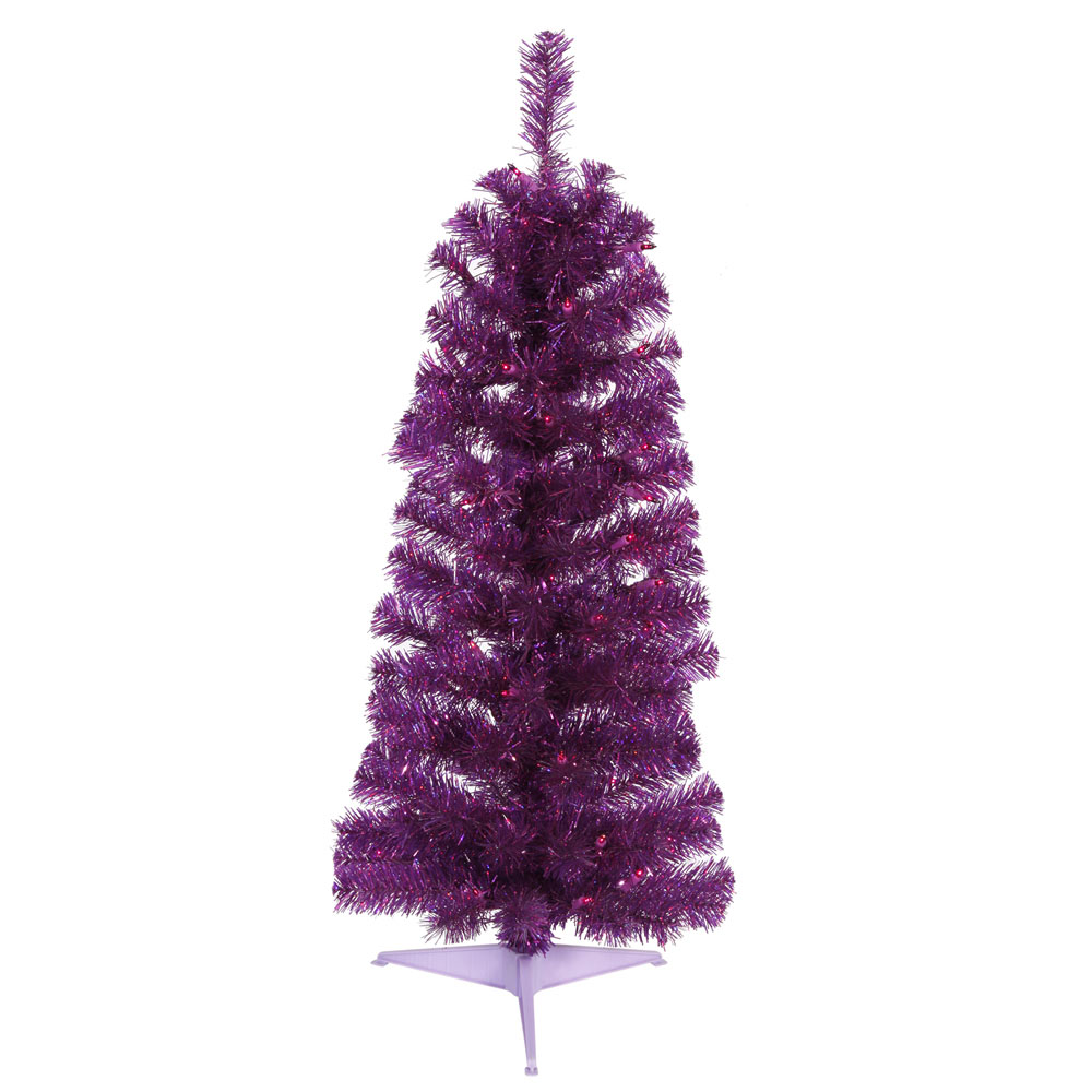 Purple Pencil Tree: Purple Lights