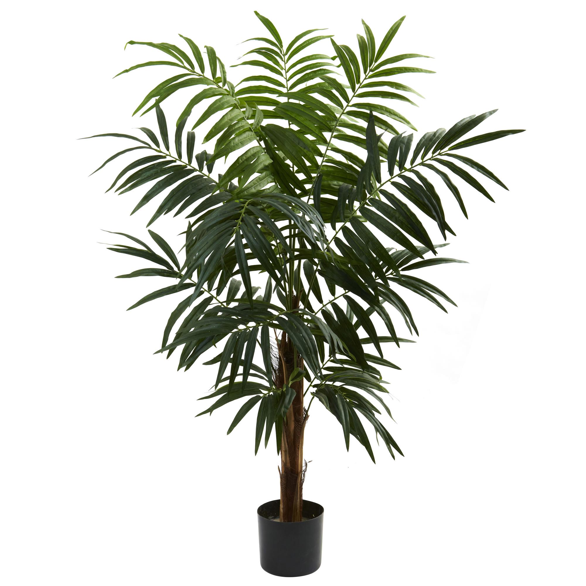 4.5 Foot Artificial Bulb Areca Tree: Potted