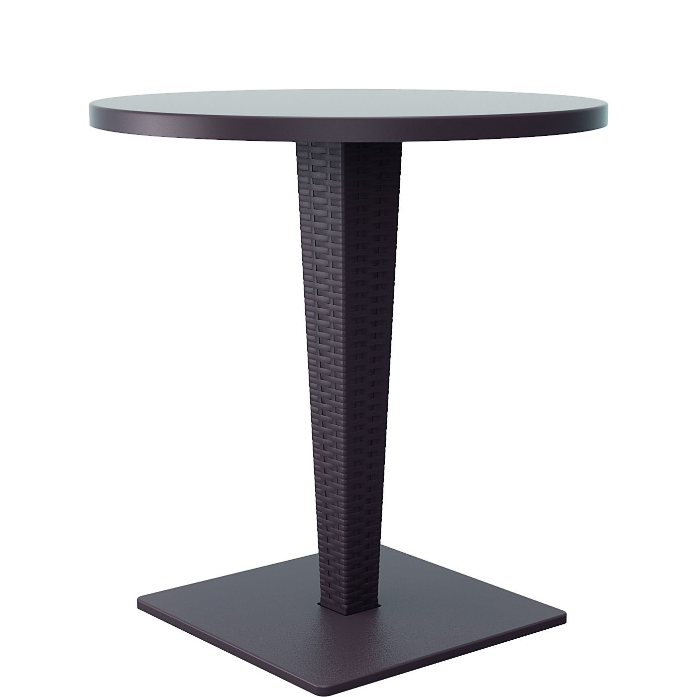 Riva 27.5 Inch Werzalit Top Round Dining Table