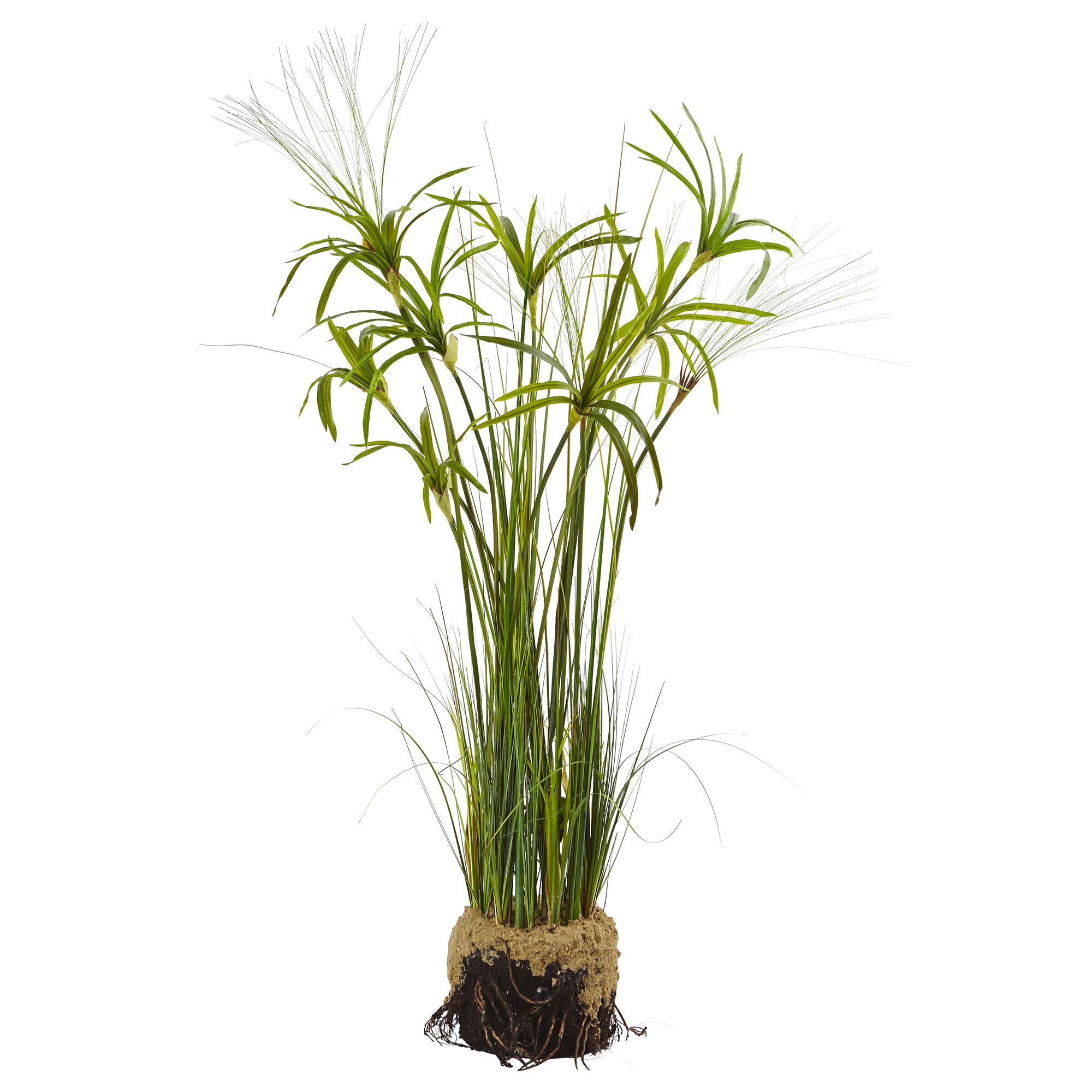 48 Inch Drop In Papyrus Plant With Faux Soil