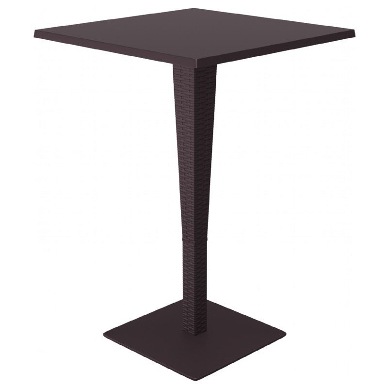 Riva 27.5 Inch Werzalit Square Bar Height Table