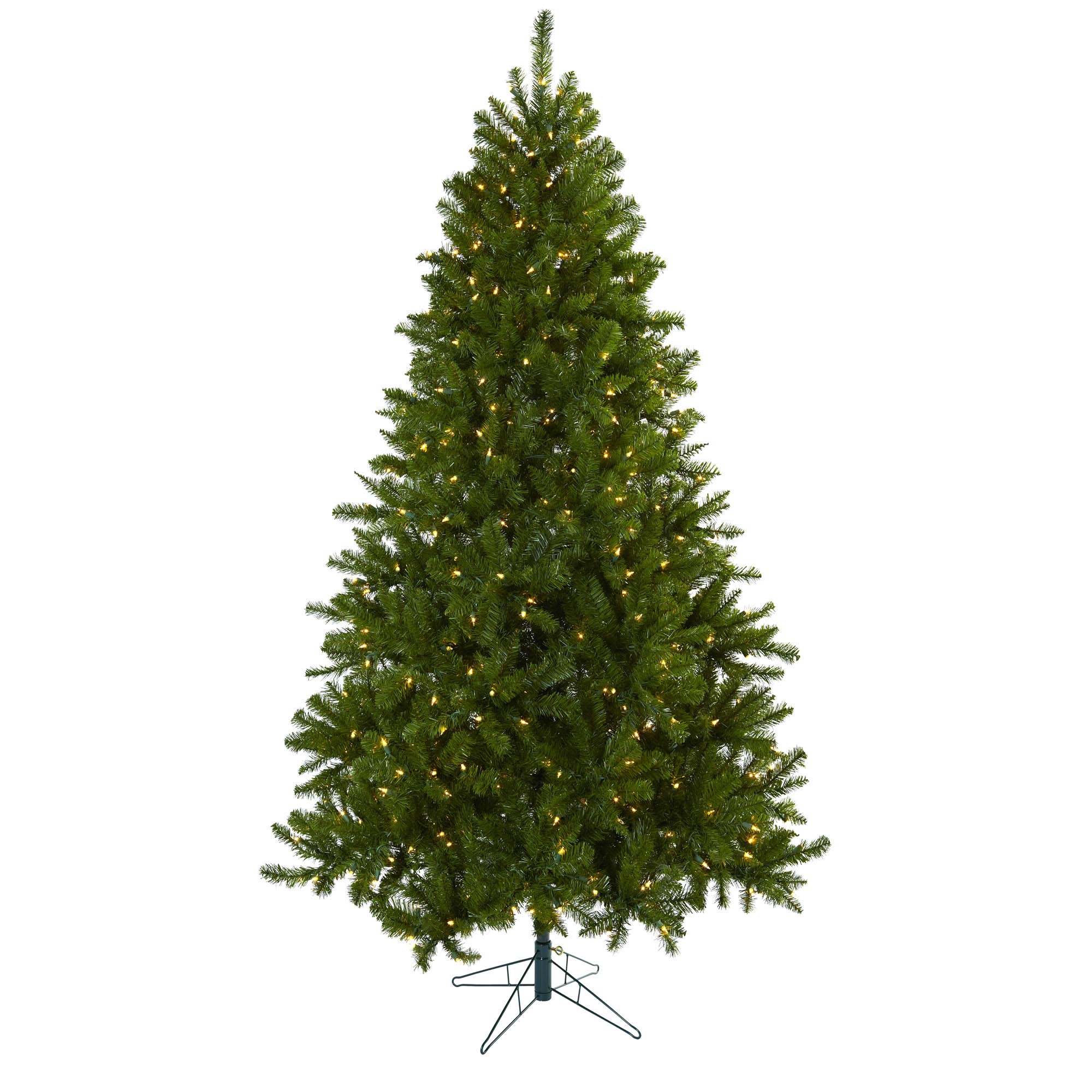7.5 Foot Artificial Windermere Christmas Tree: Clear Lights