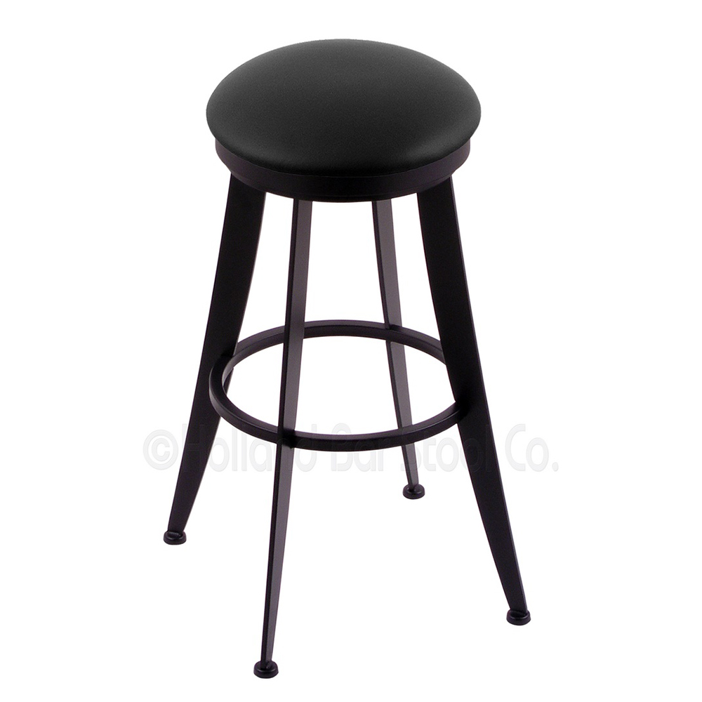25 Inch Laser Swivel Counter Stool With Cushion Seat