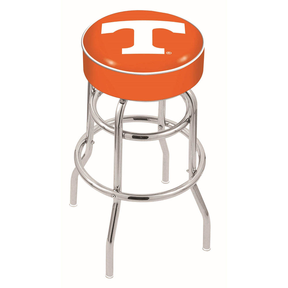 30 Inch Tennessee 2-ring Swivel Counter Stool W/ Chrome Base