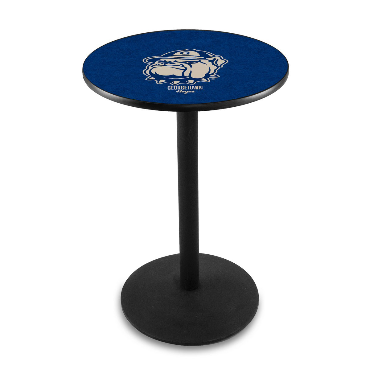 Georgetown University Logo Pub Bar Table With Round Stand