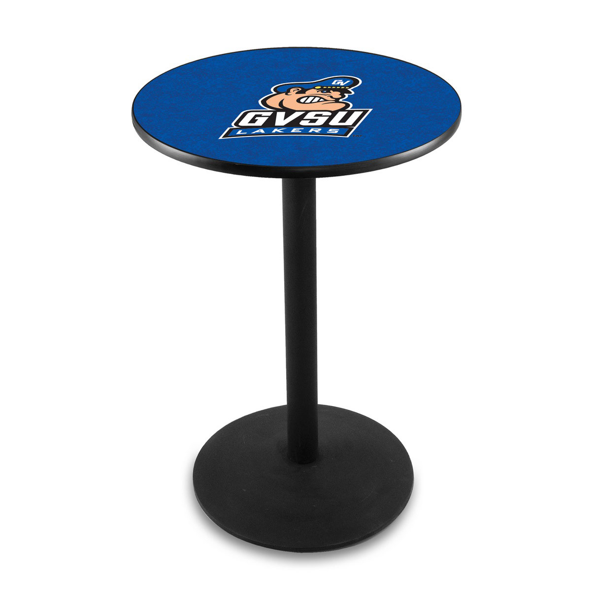 Grand Valley State University Logo Pub Bar Table With Round Stand