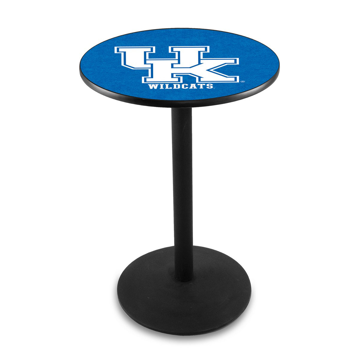 University Of Kentucky (uk) Logo Pub Bar Table With Round Stand