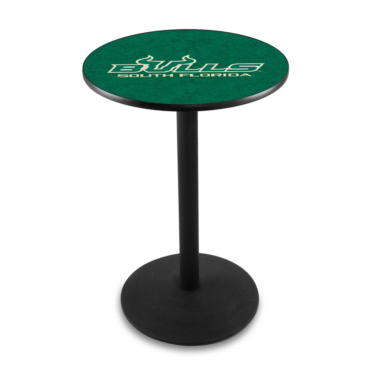 University Of South Florida Logo Pub Bar Table With Round Stand