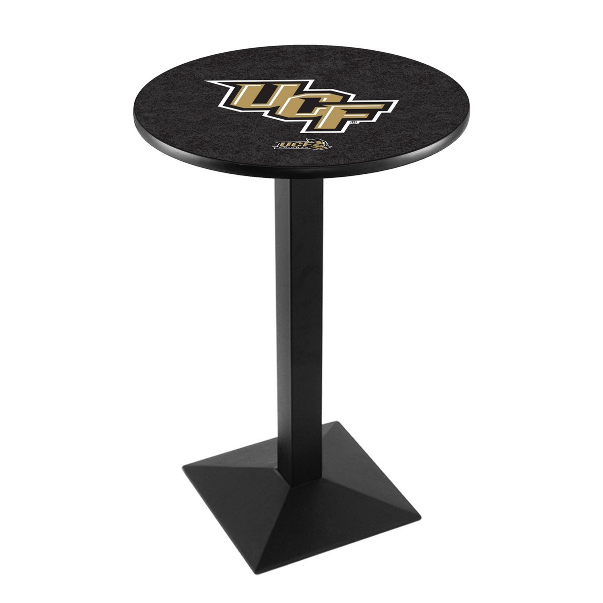 University Of Central Florida Logo Pub Bar Table With Square Stand