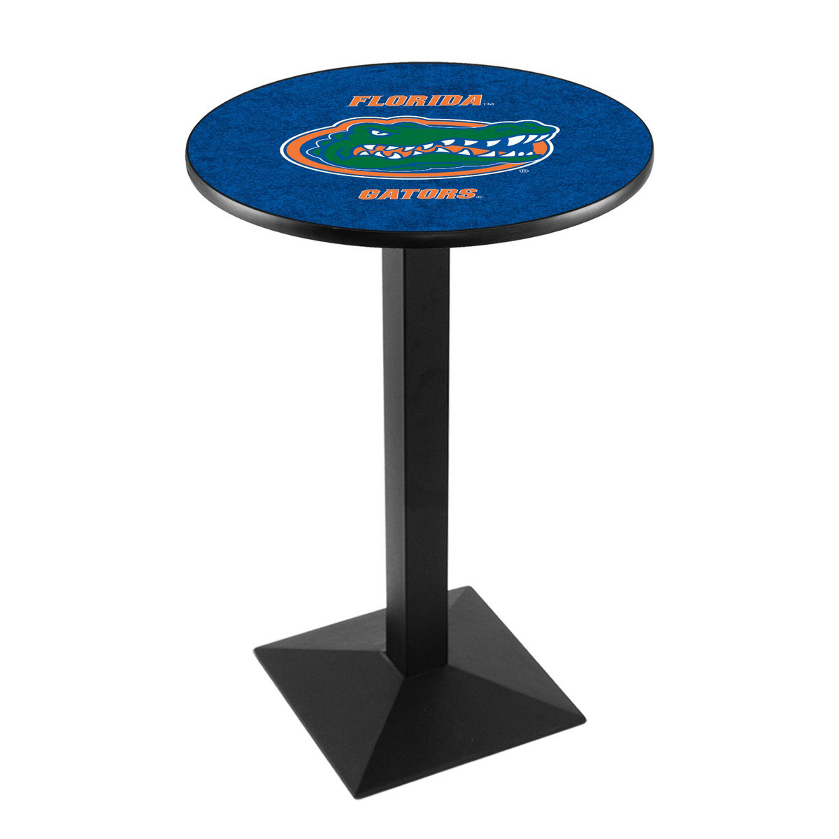University Of Florida Logo Pub Bar Table With Square Stand