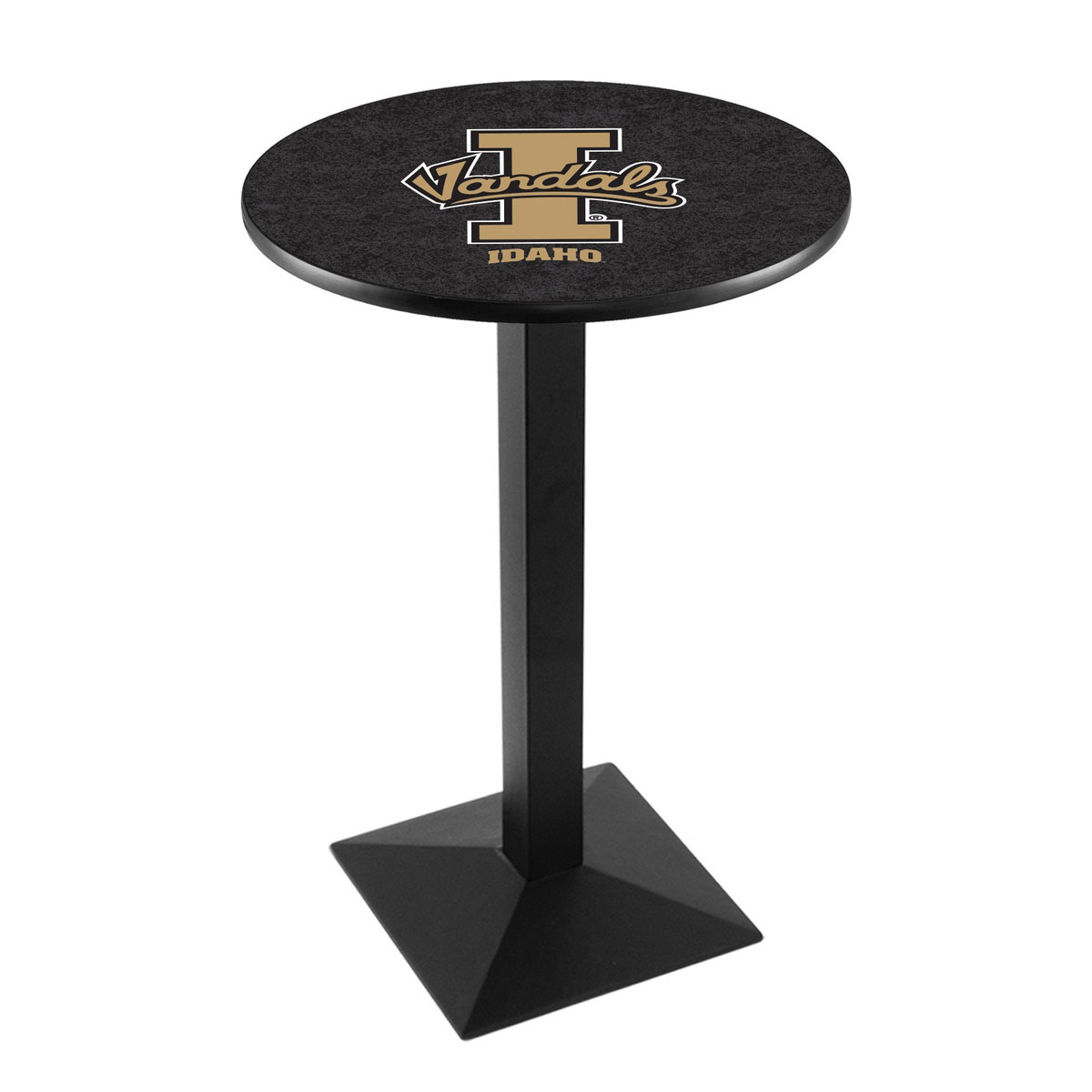 University Of Idaho Logo Pub Bar Table With Square Stand