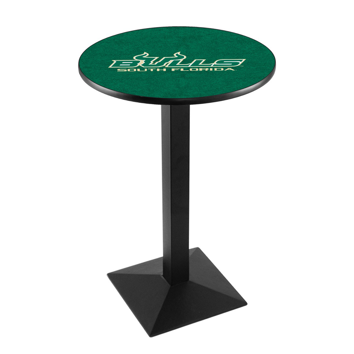University Of South Florida Logo Pub Bar Table With Square Stand
