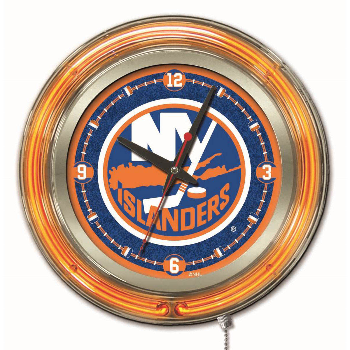 15 Inch New York Islanders Neon Clock