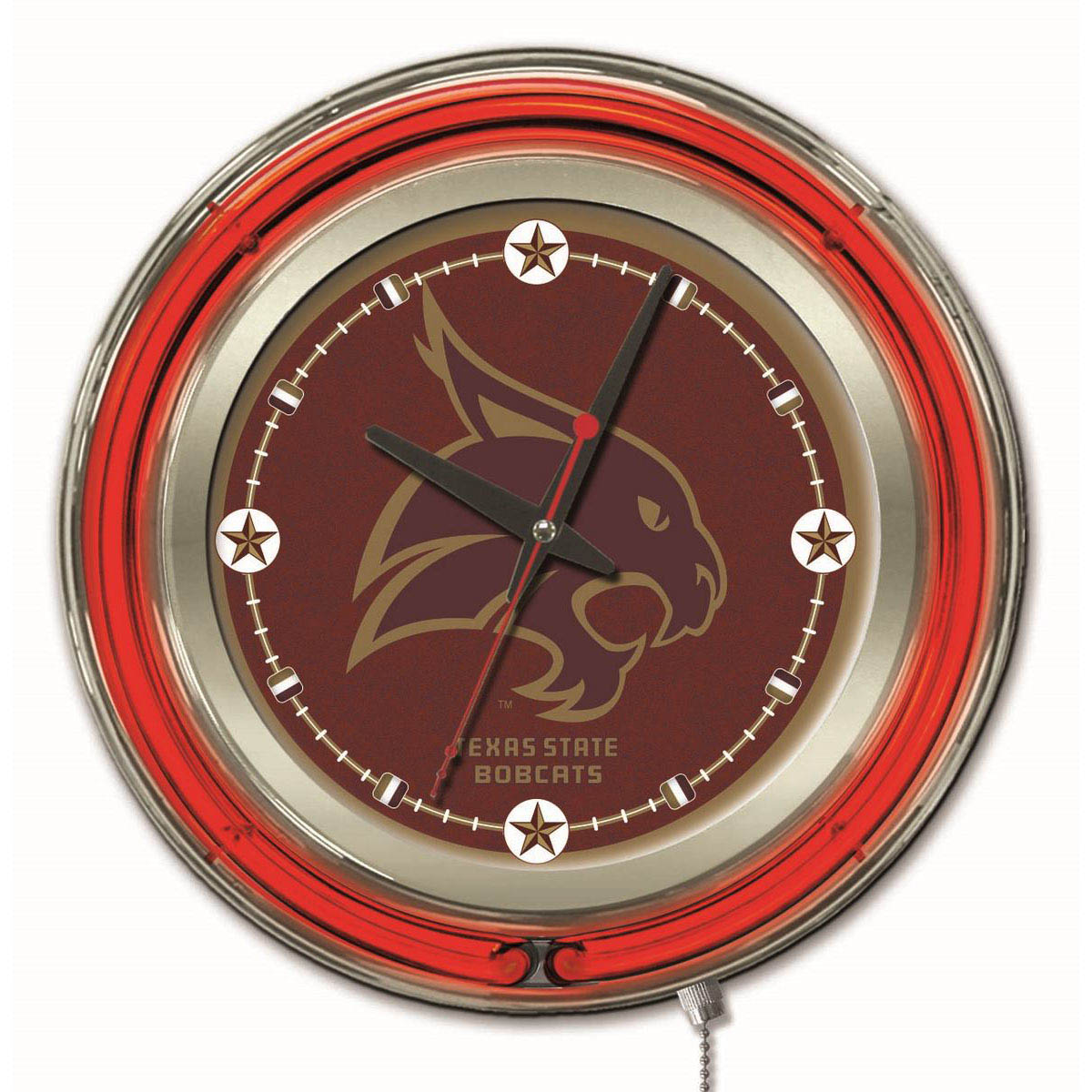 15 Inch Texas State Neon Clock