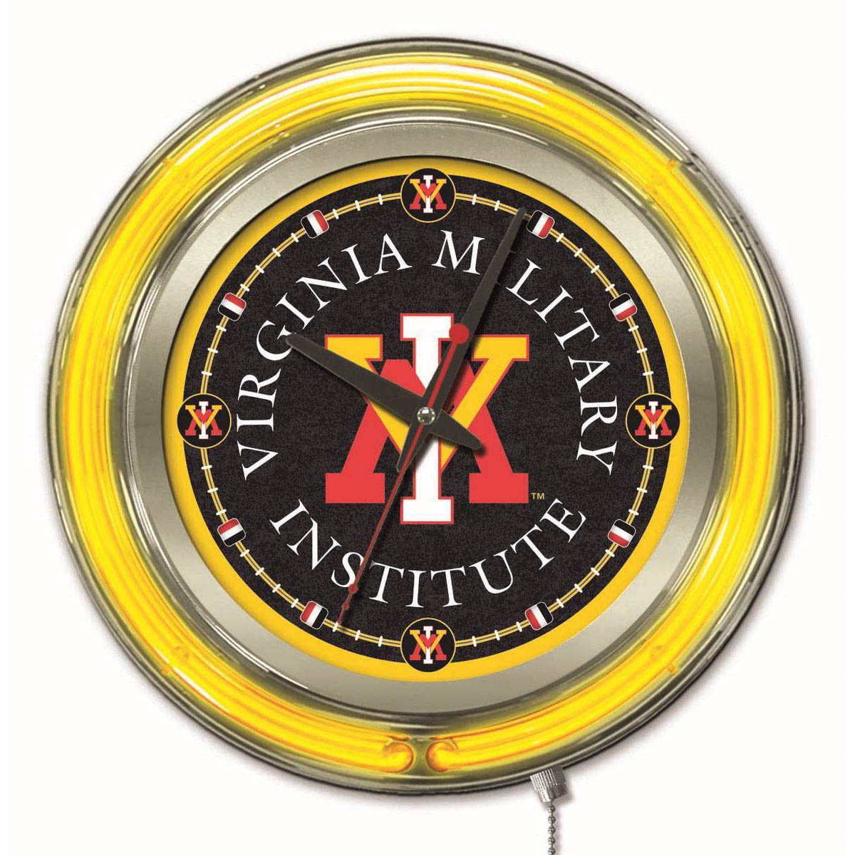 15 Inch Virginia Military Institute Neon Clock