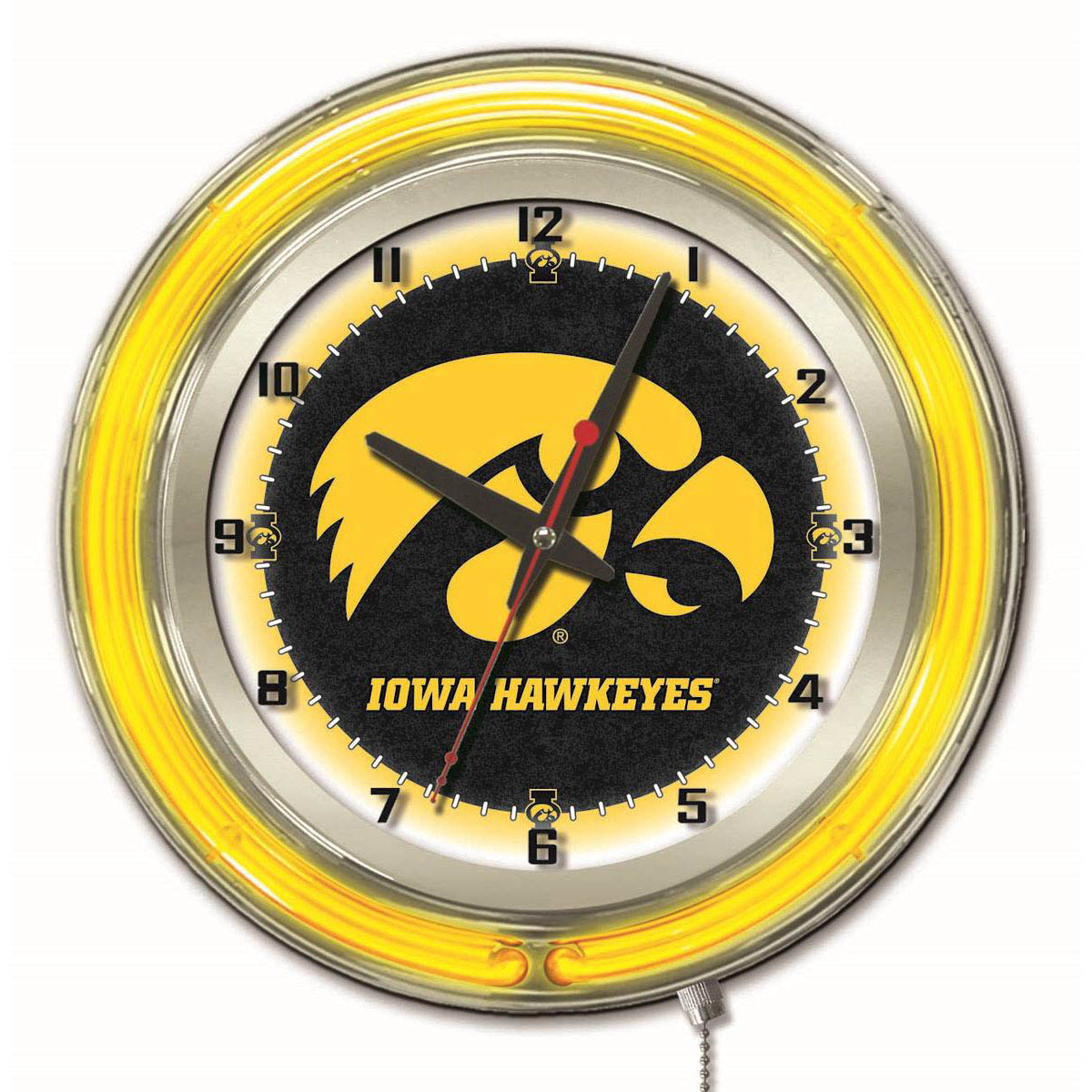 19 Inch Iowa Neon Clock