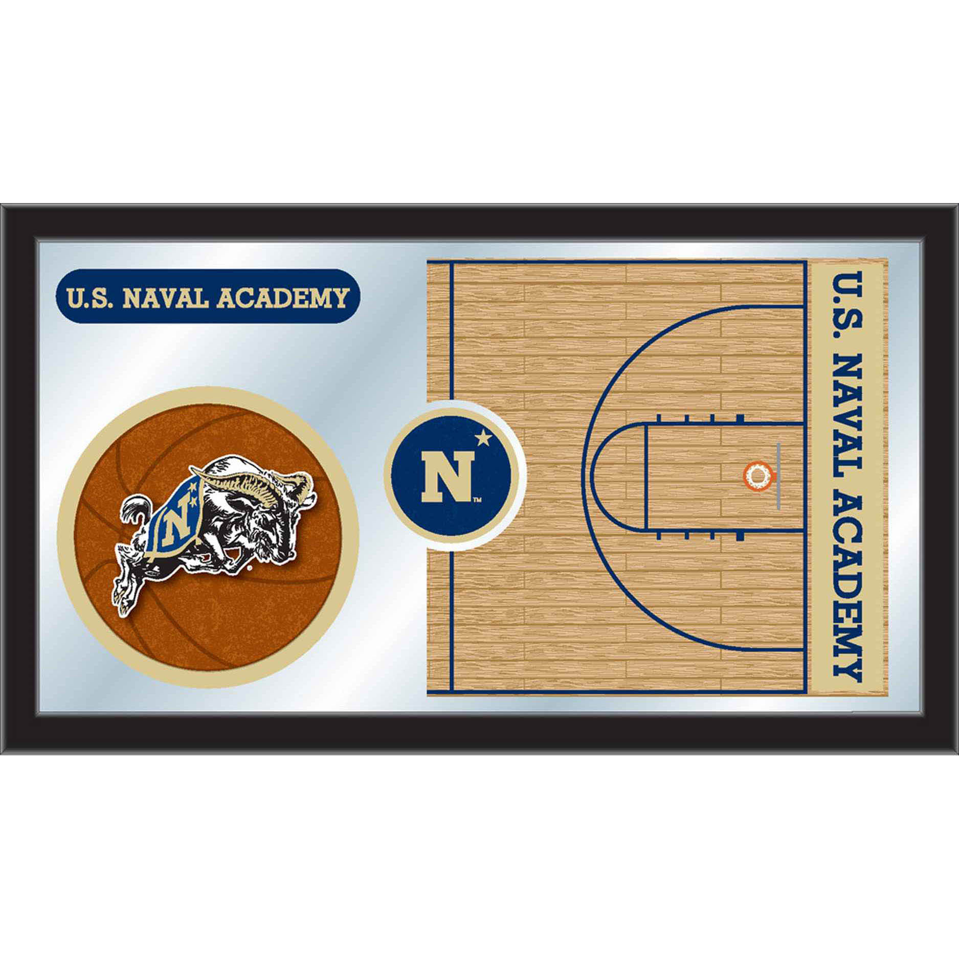 Us Naval Academy Basketball Mirror