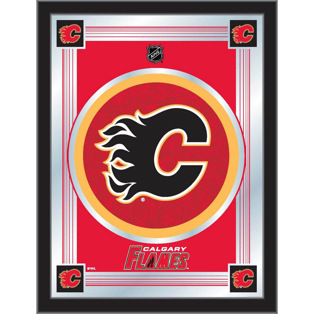 Calgary Flames Logo Mirror
