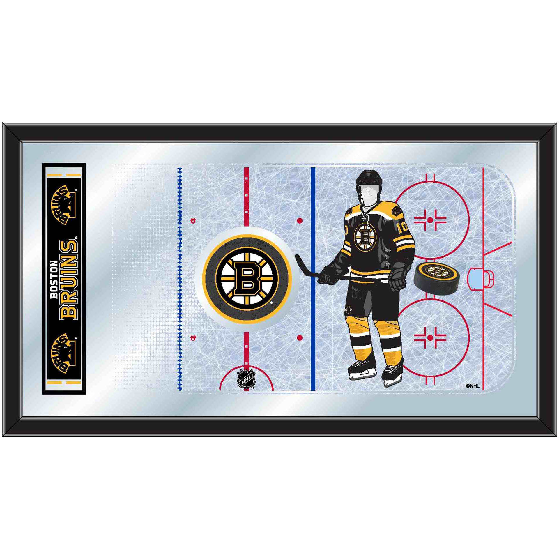 Boston Bruins Hockey Rink Mirror