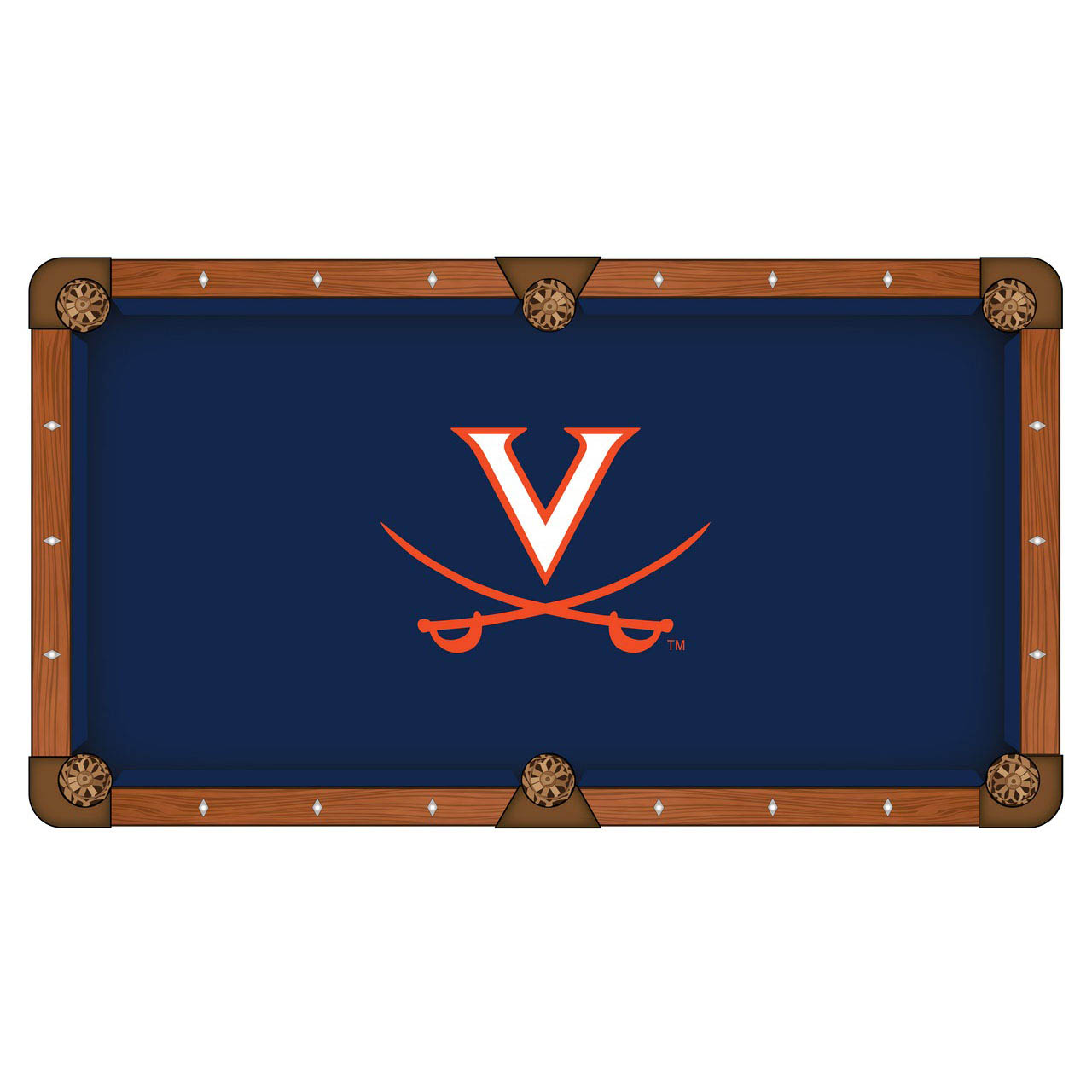 University Of Virginia Pool Table Cloth