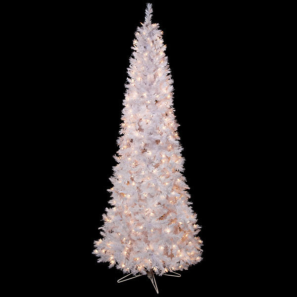 Blanca Pencil Pine Tree: White Leds