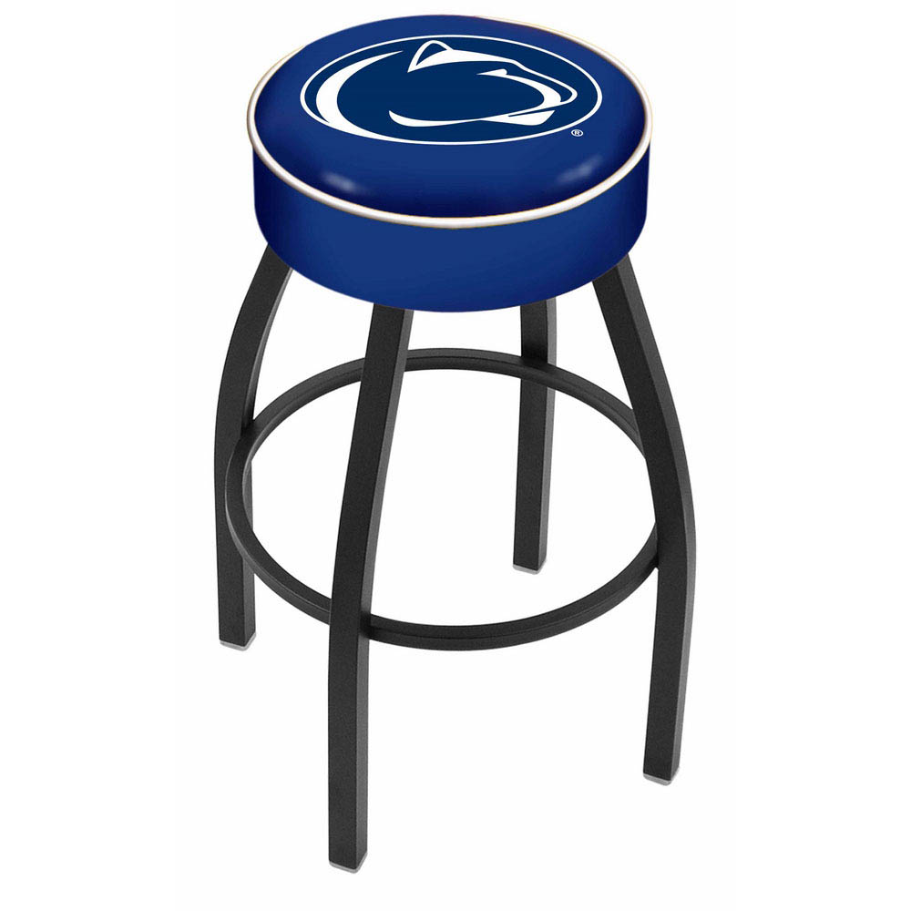 25 Inch Penn State Logo Swivel Bar Stool W/ Black Base