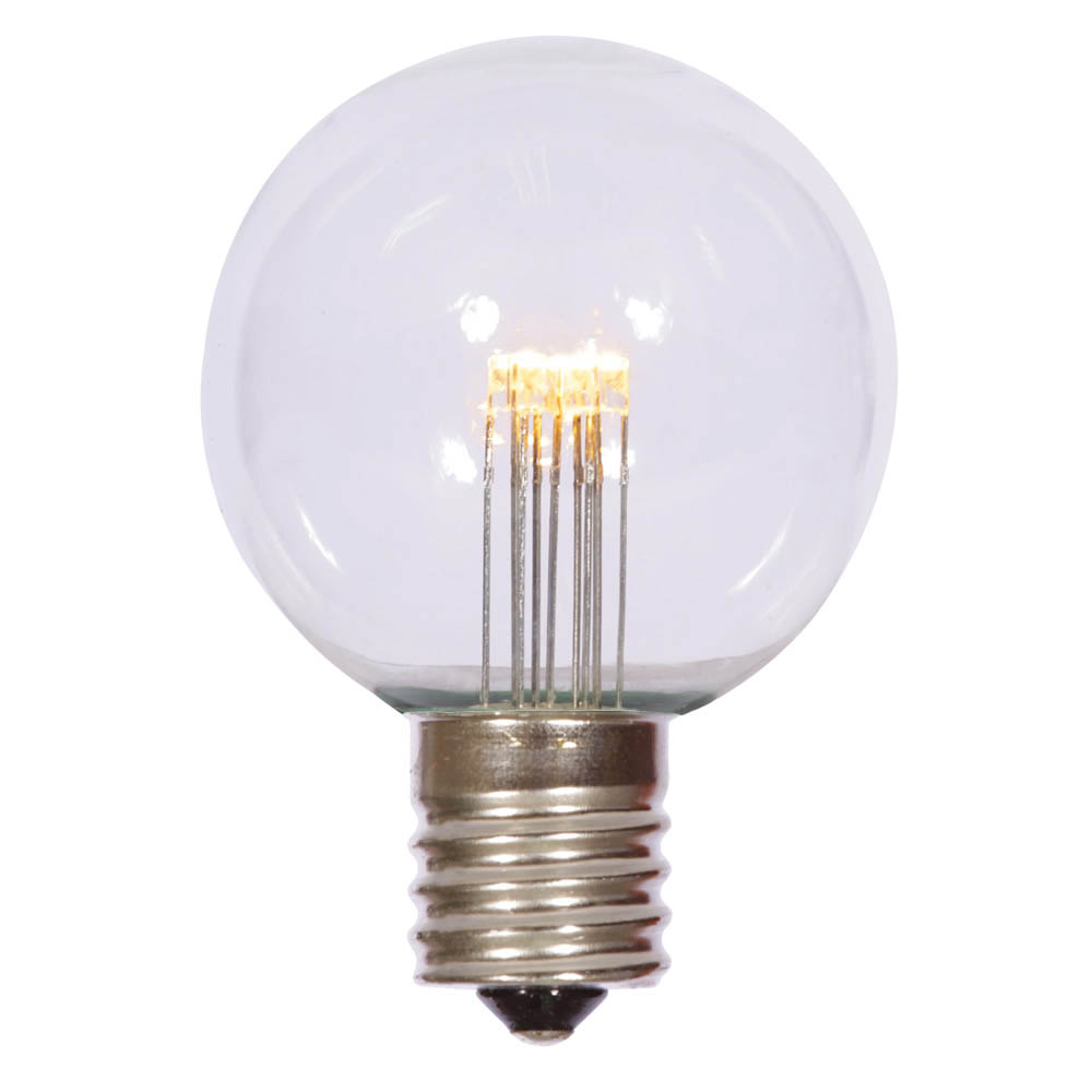 G50 Led Transparent Replacement Bulb With E17 Base