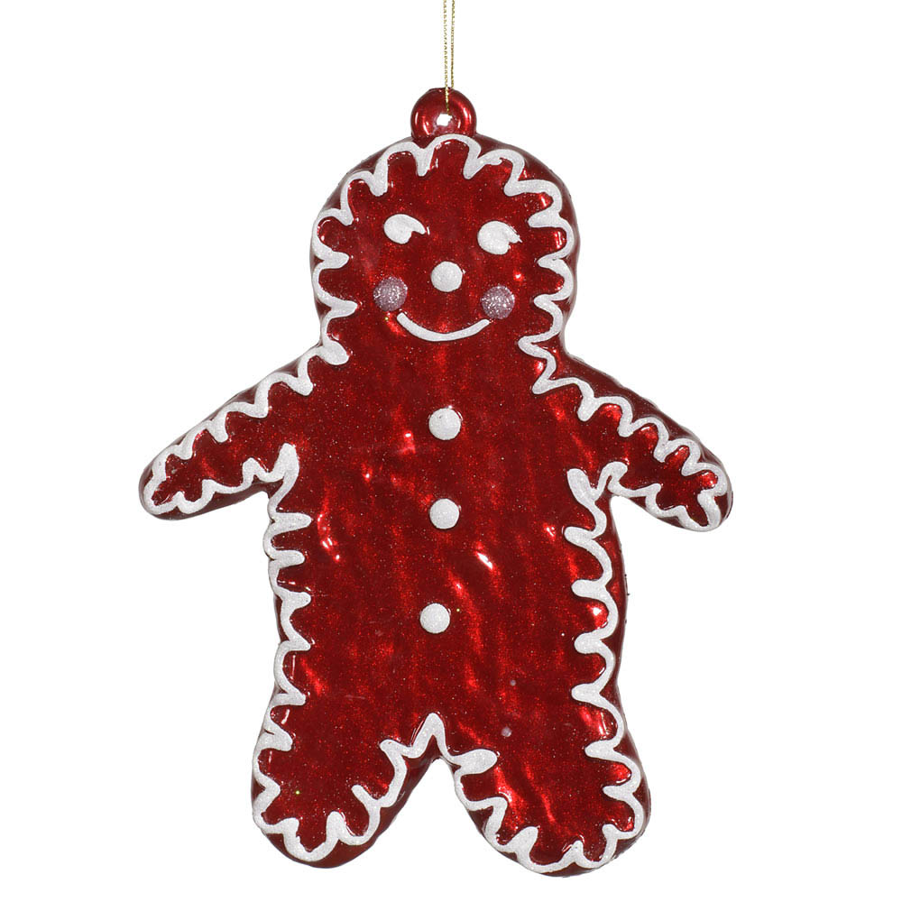 7.5 Inch Candy Snowman Gingerbread Ornament