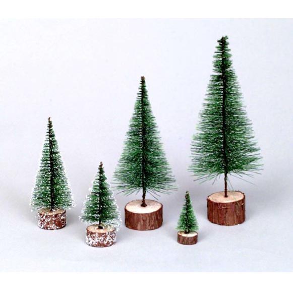 Artificial Tiny Village Christmas Tree (single Tree)