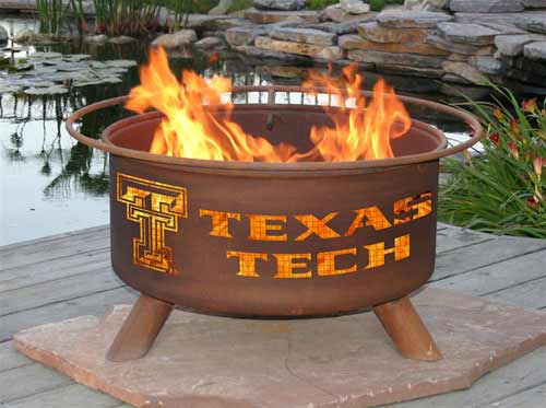 Steel Texas Tech Fire Pit