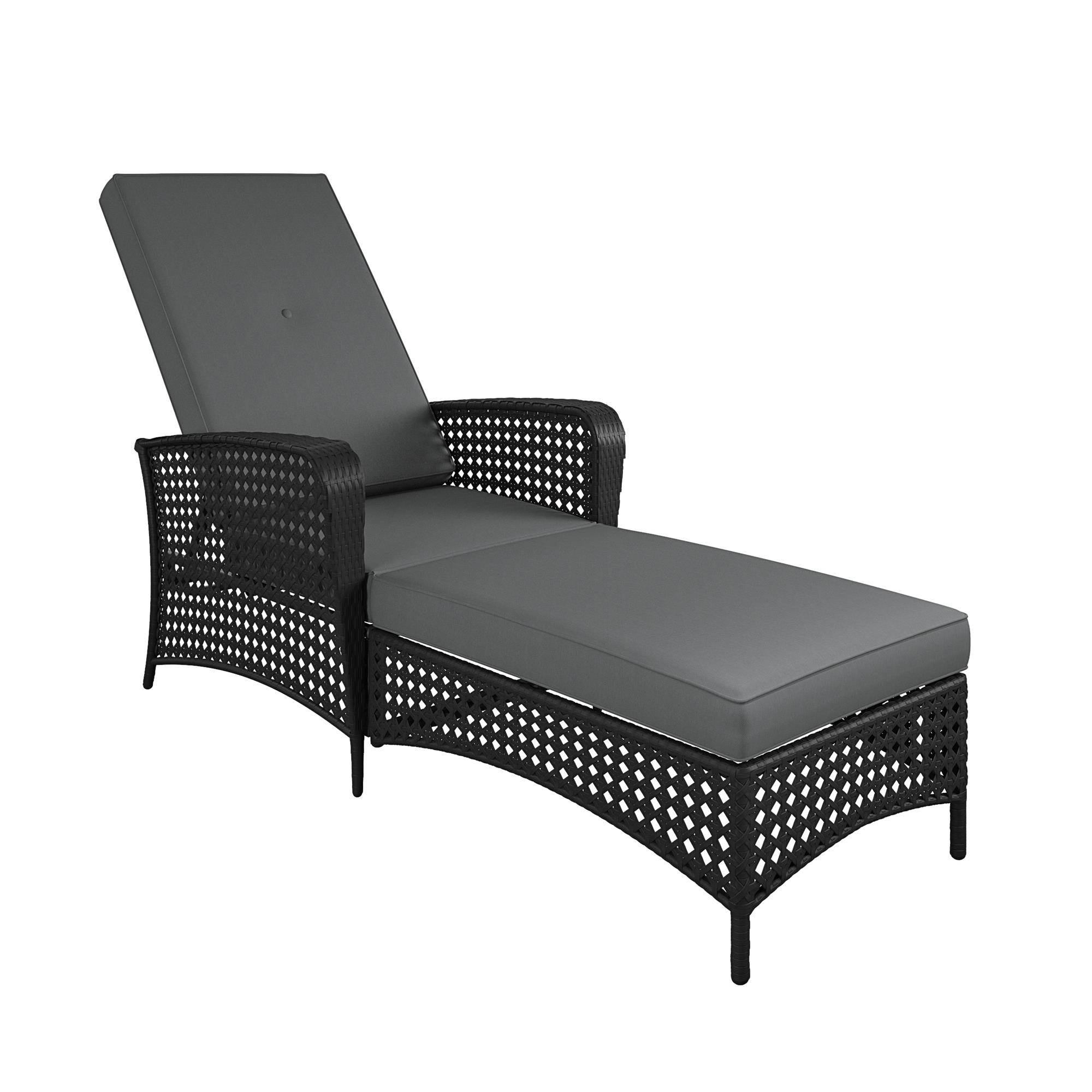 Cosco Outdoor Living Lakewood Ranch Chaise With Cushion