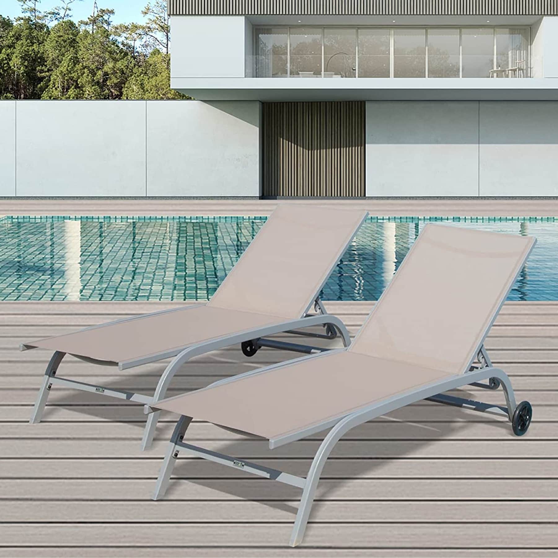 Chaise Lounge Outdoor Set Of 2