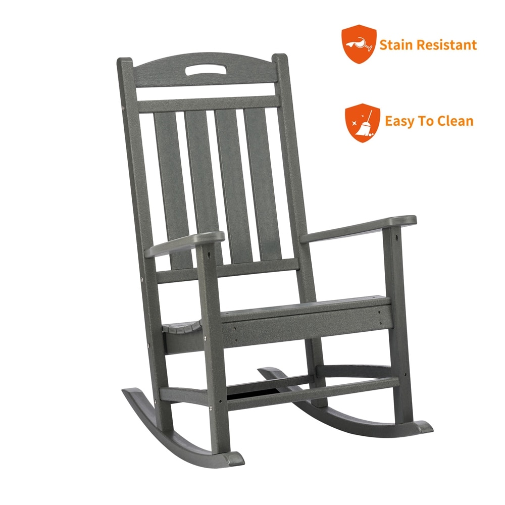 Poly Lumber Patio Rocking Chair