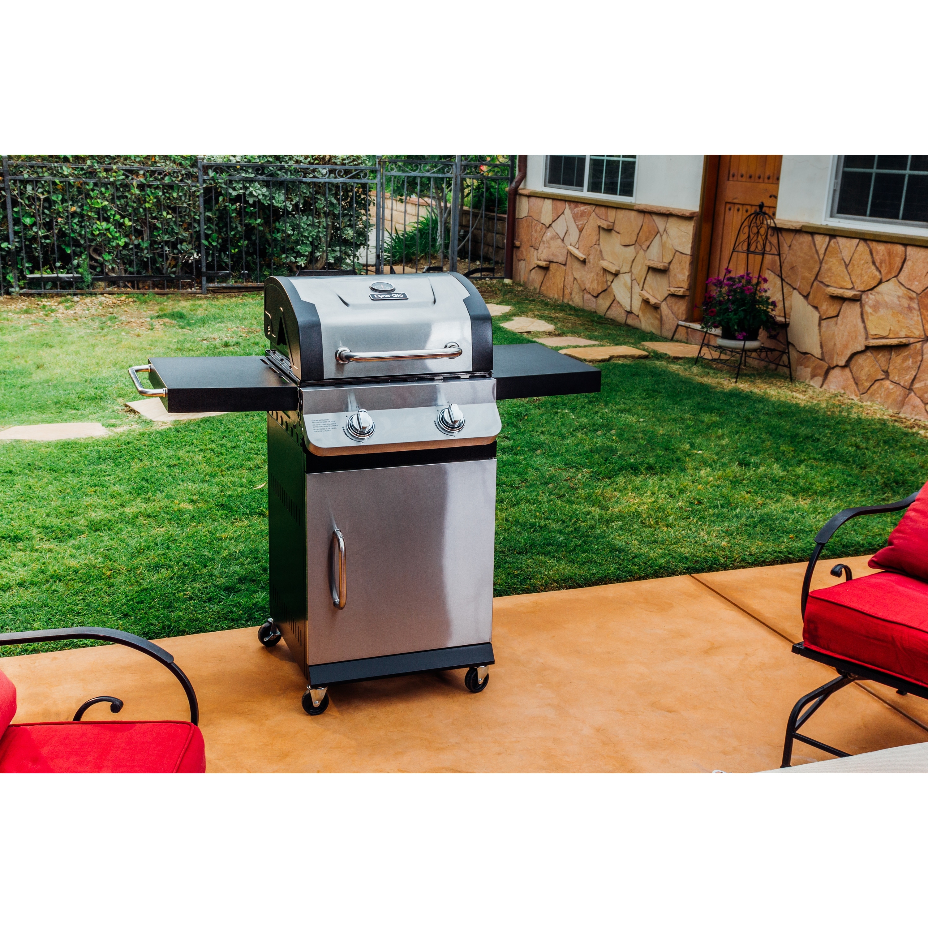Dyna-glo Premier 2 Burner Stainless Steel Propane Gas Grill - N/a