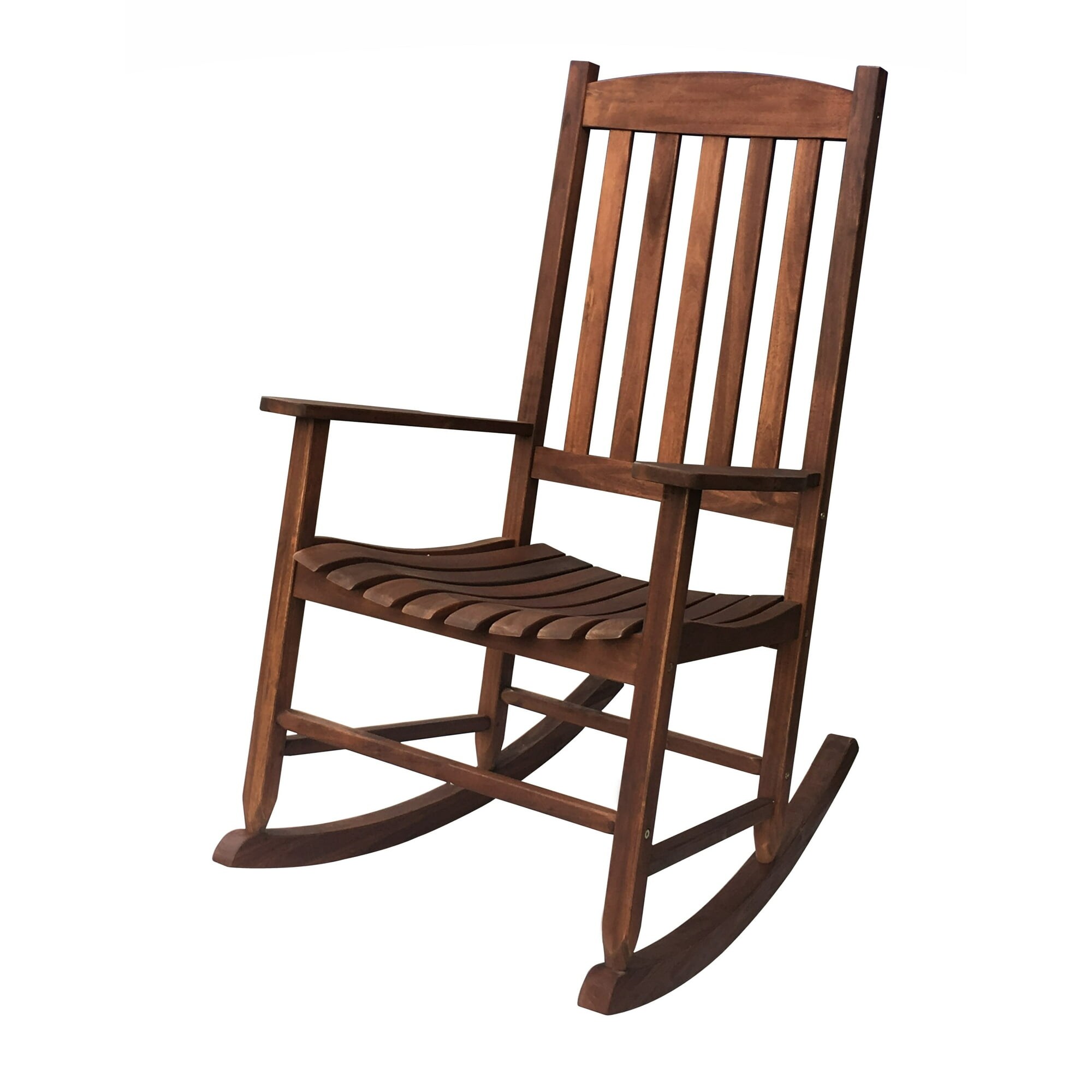 Outdoor Wood Porch Rocking Chair  Weather Resistant Finish