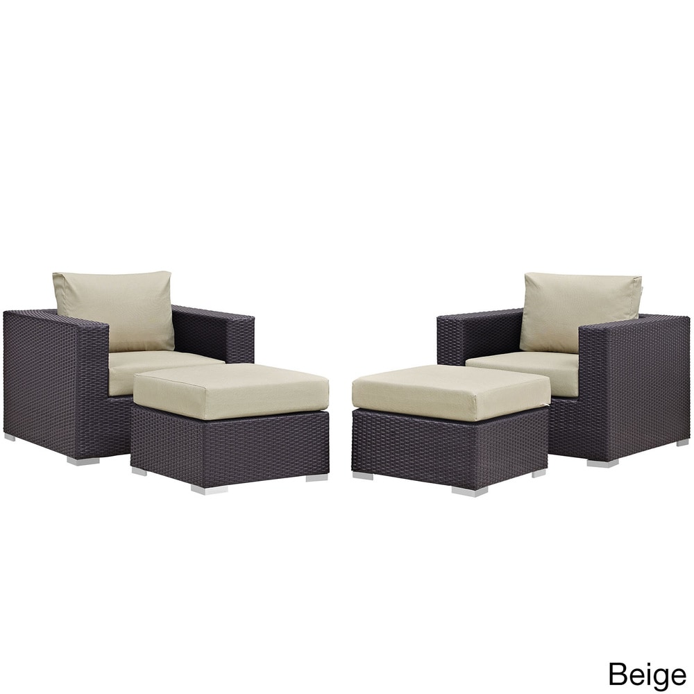 Gather 4 Piece Outdoor Patio Sectional Set