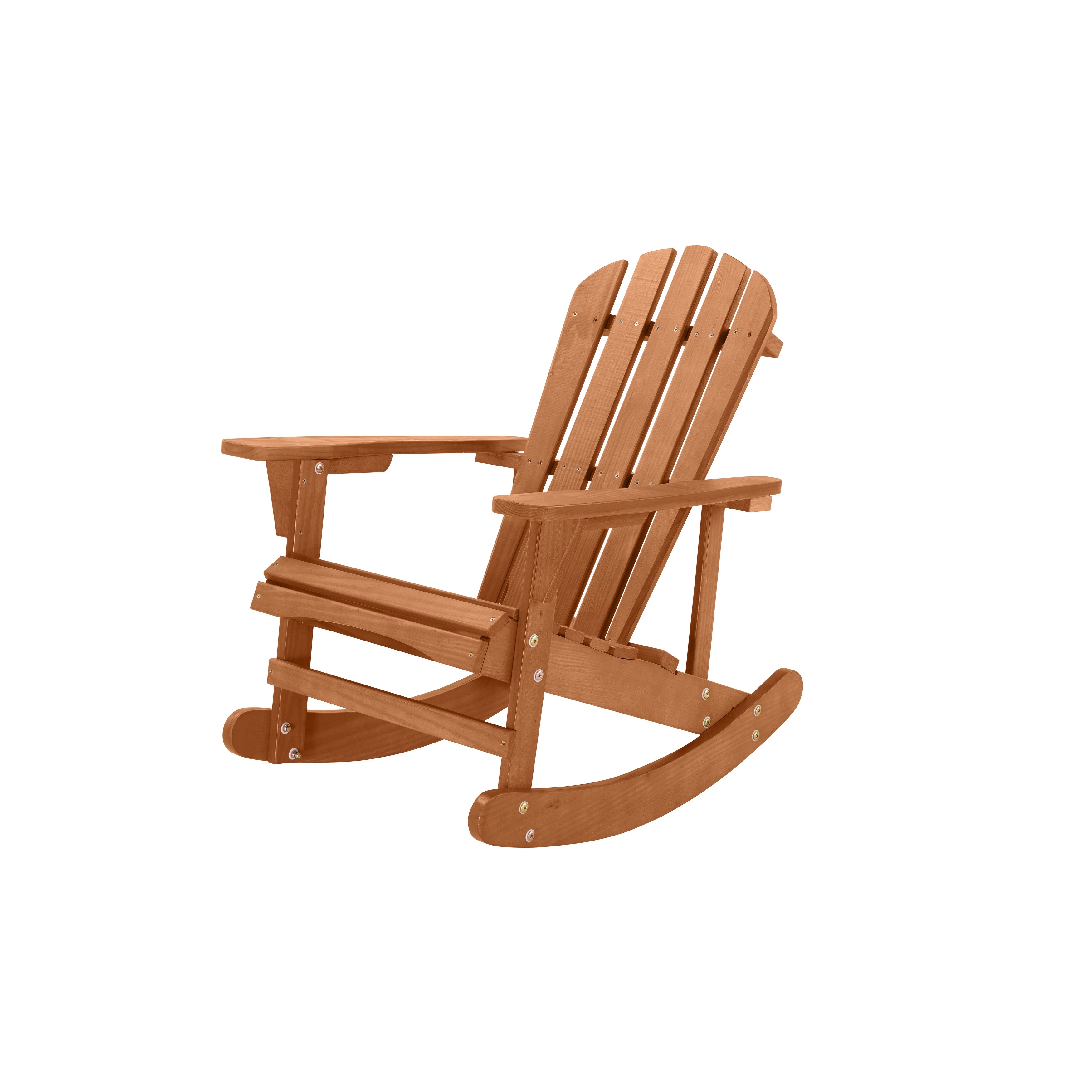 Saint Birch Adirondack Wooden Rocking Chair