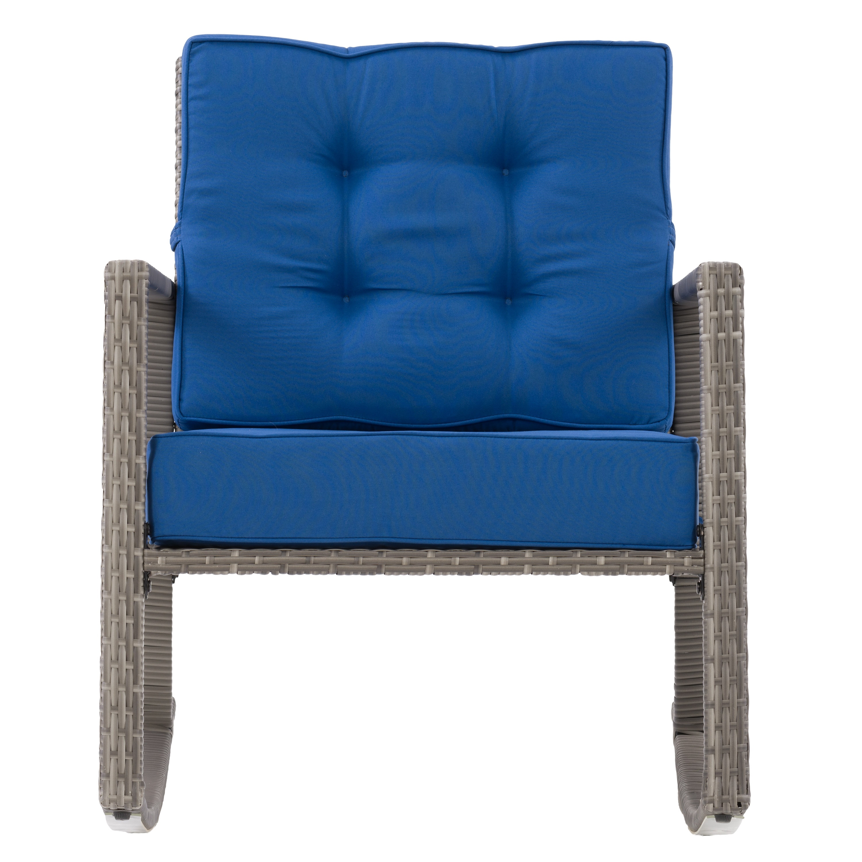 Corliving Blue Parksville Patio Rocking Chair
