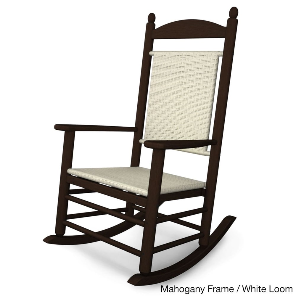 Polywood Jefferson Outdoor Woven Rocking Chair