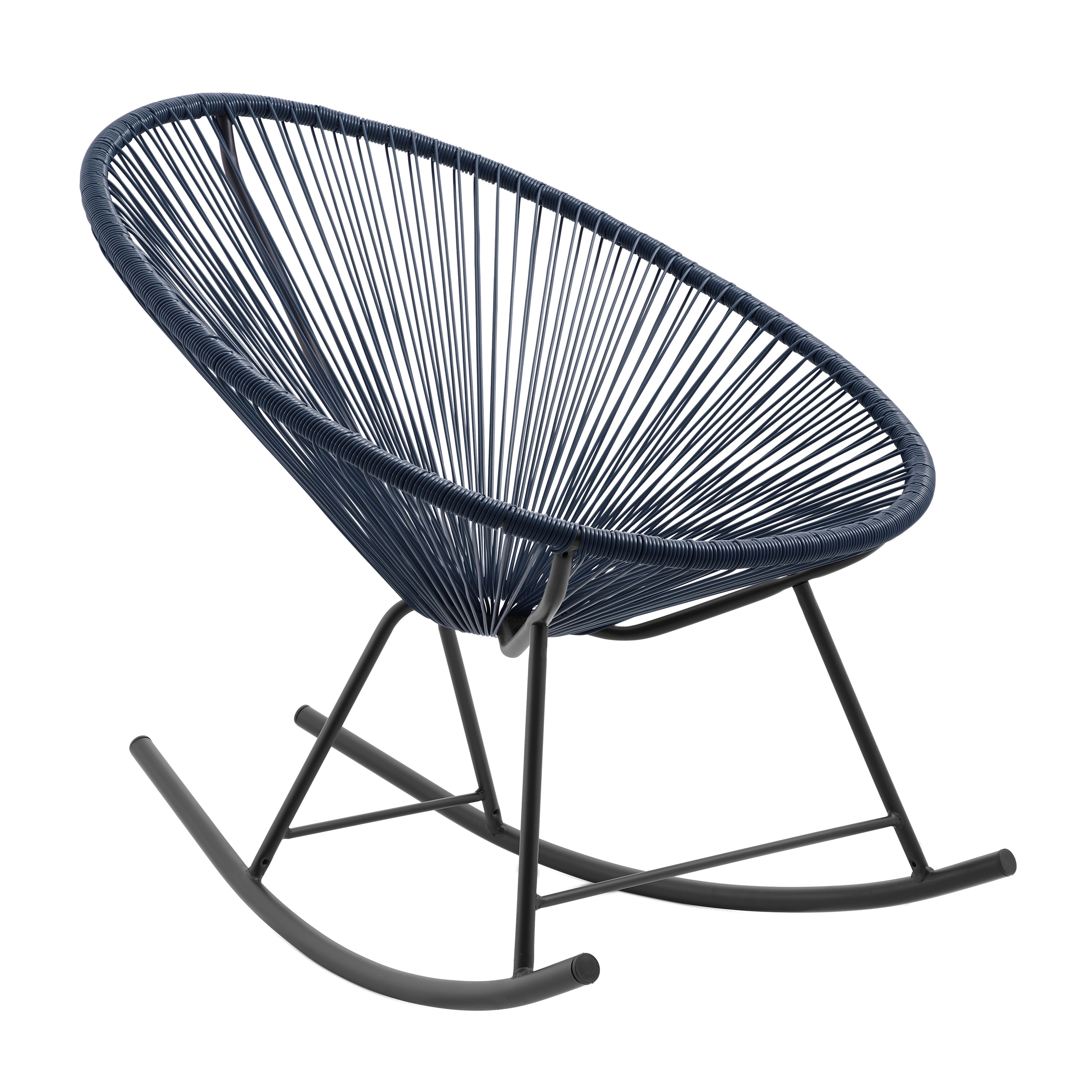 Corvus Sarcelles Modern Wicker Patio Rocking Chairs (set Of 2)