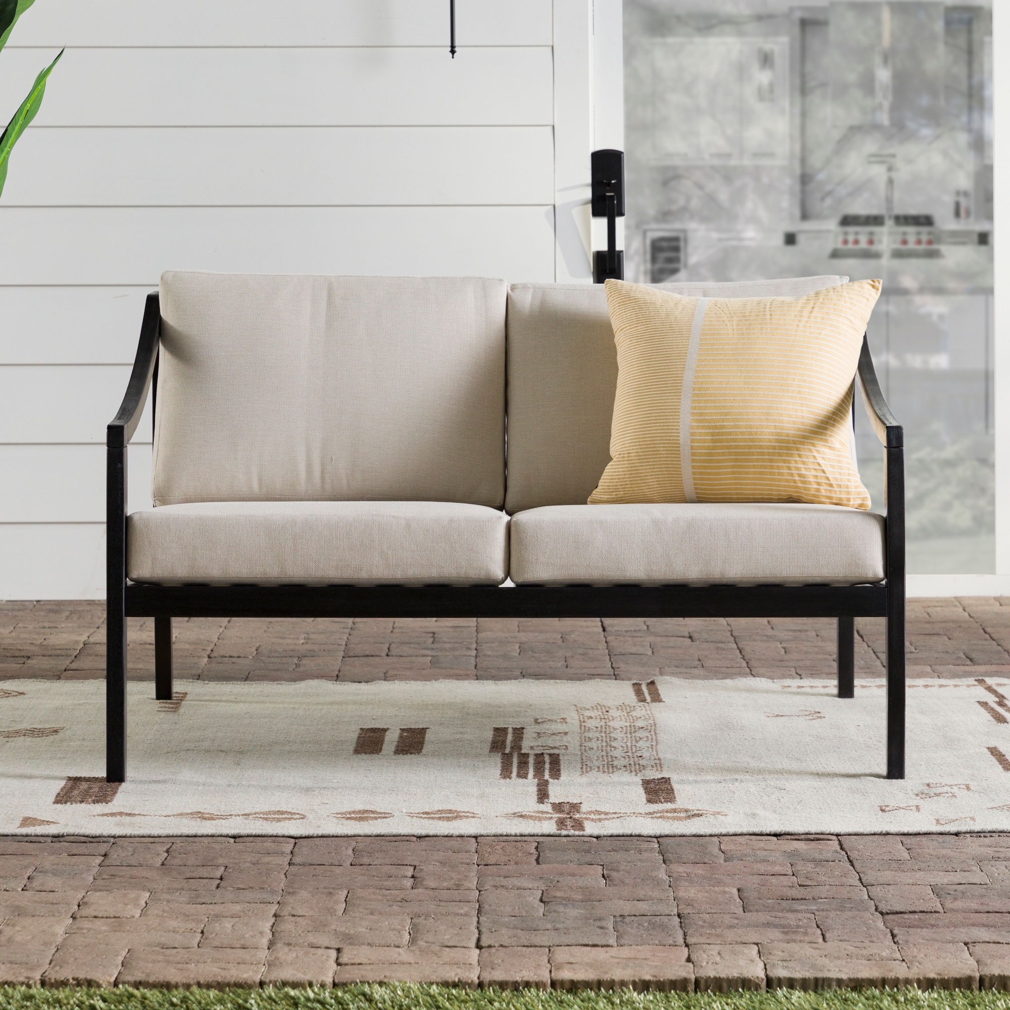 Middlebrook Designs Solid Wood Patio Love Seat