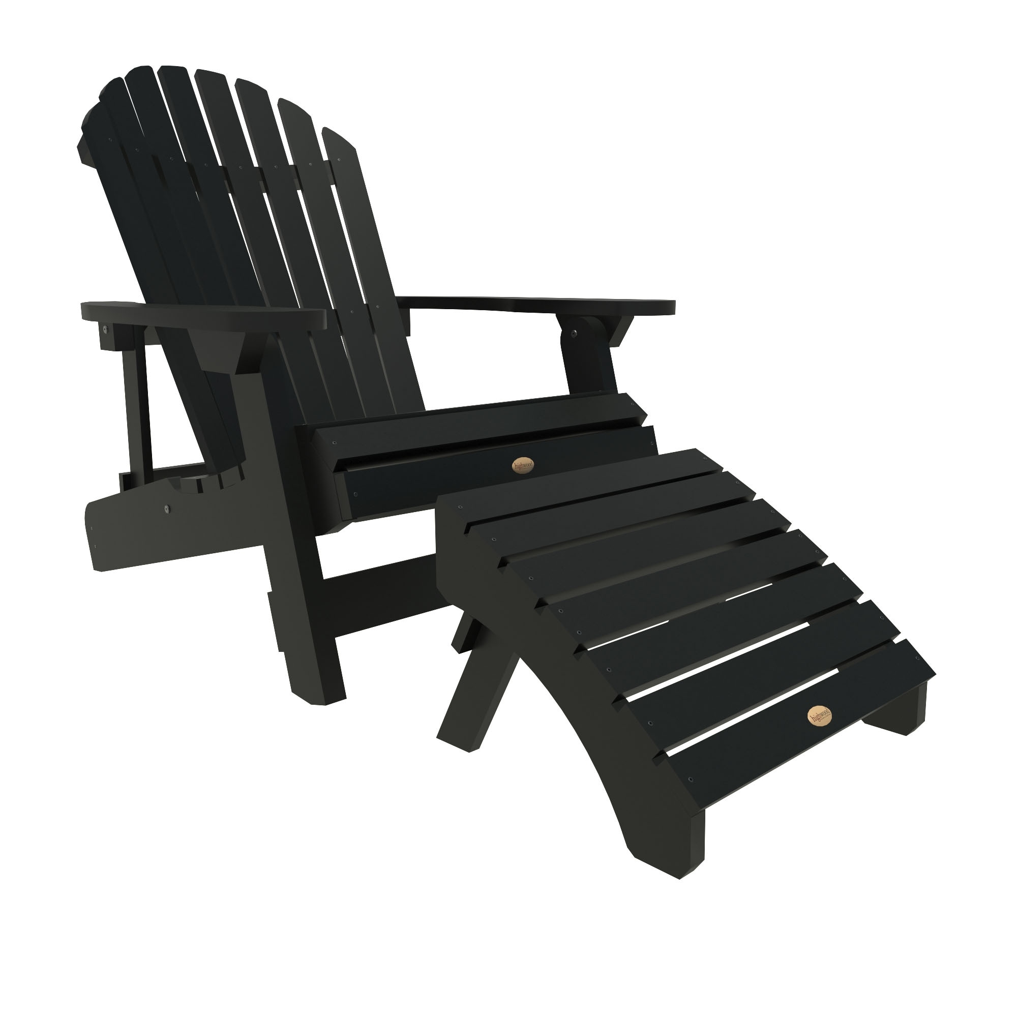 Folding Recliner Chair With Folding Ottoman