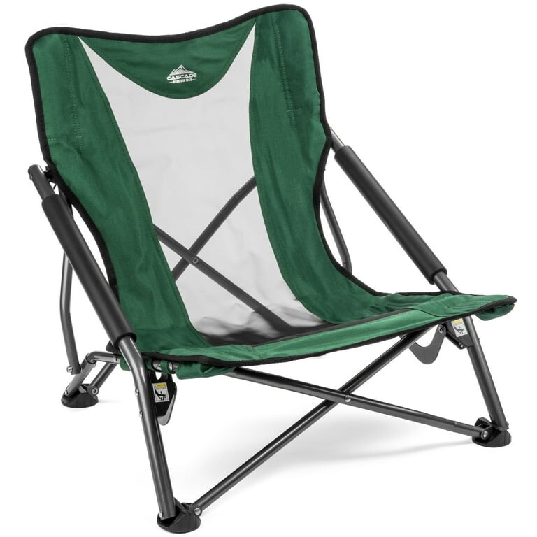 Low Profile Outdoor Folding Camp Chair With Carry Case
