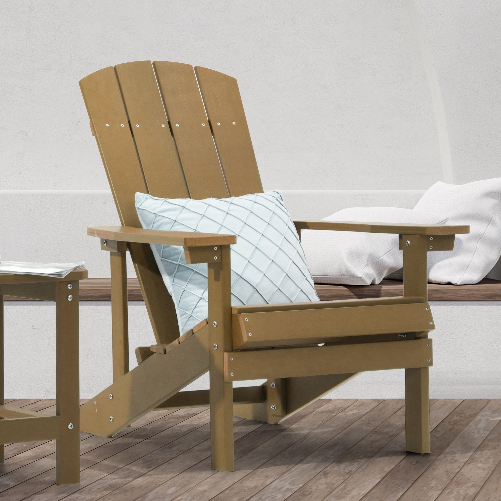Bonosuki Outdoor Hips Weather-resistant Plastic Adirondack Chairs