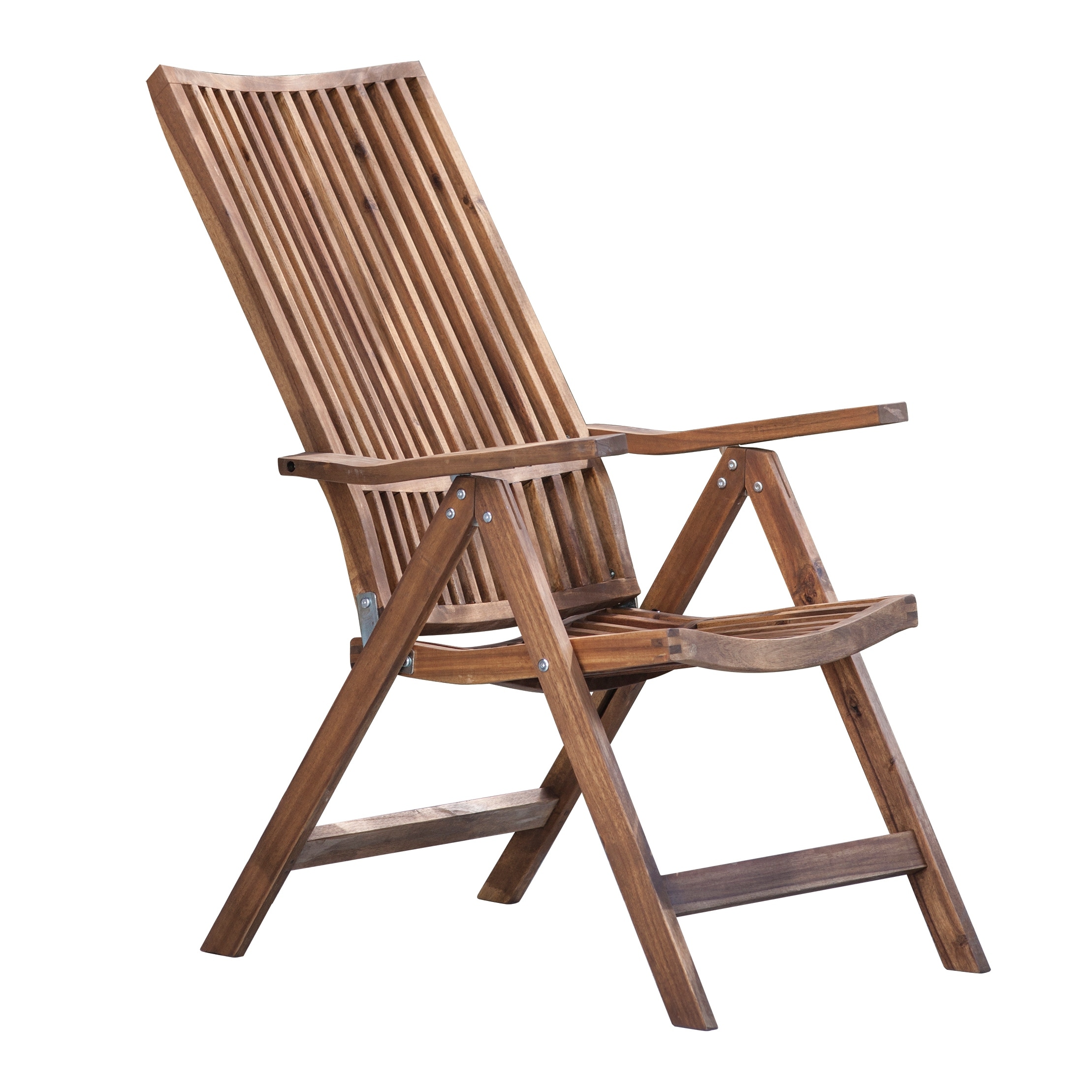 A&b Home Bayside Retreat Natural Adjustable Lounge Chair