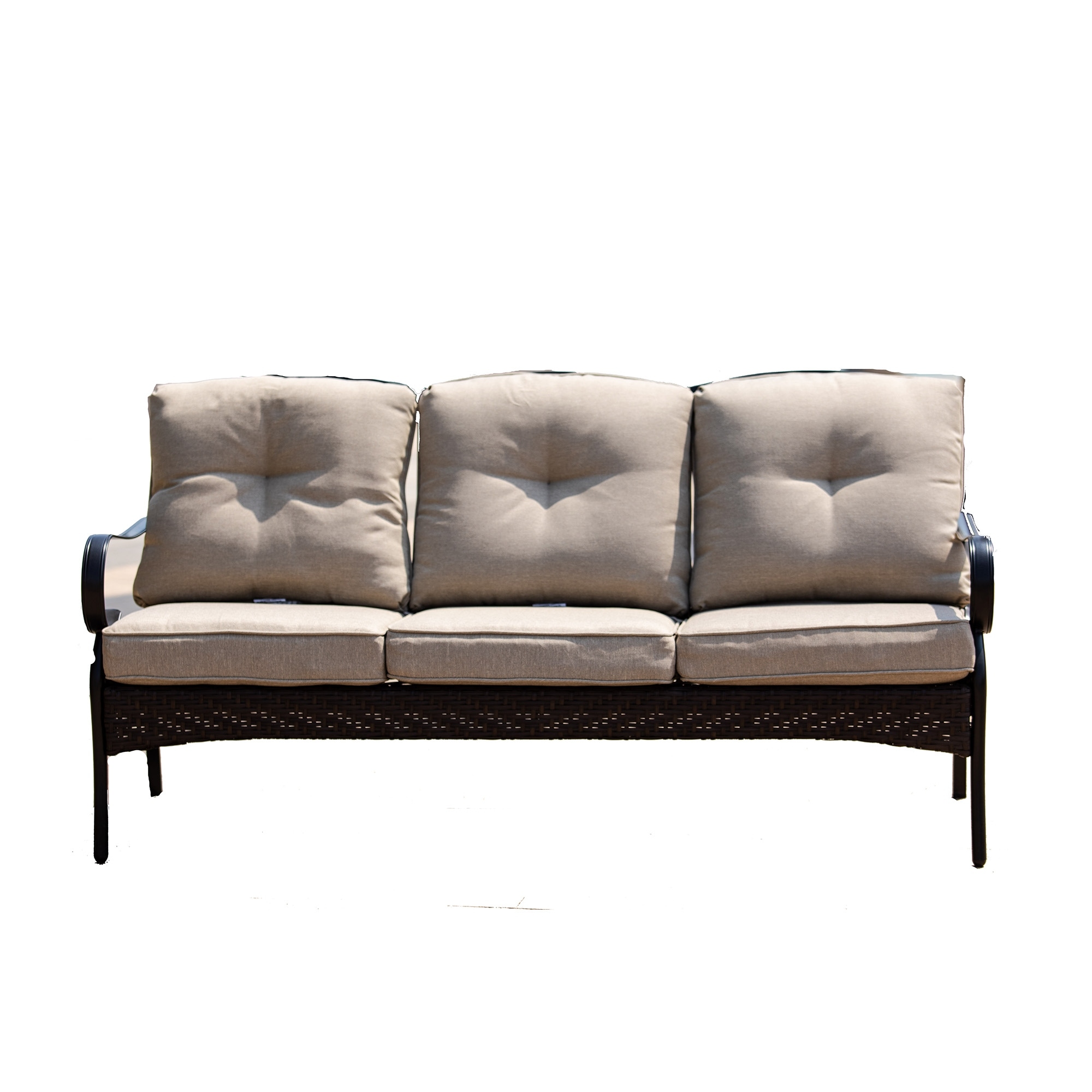 Moda Steel Patio Durable Sofa Sets For Customer Free Combination