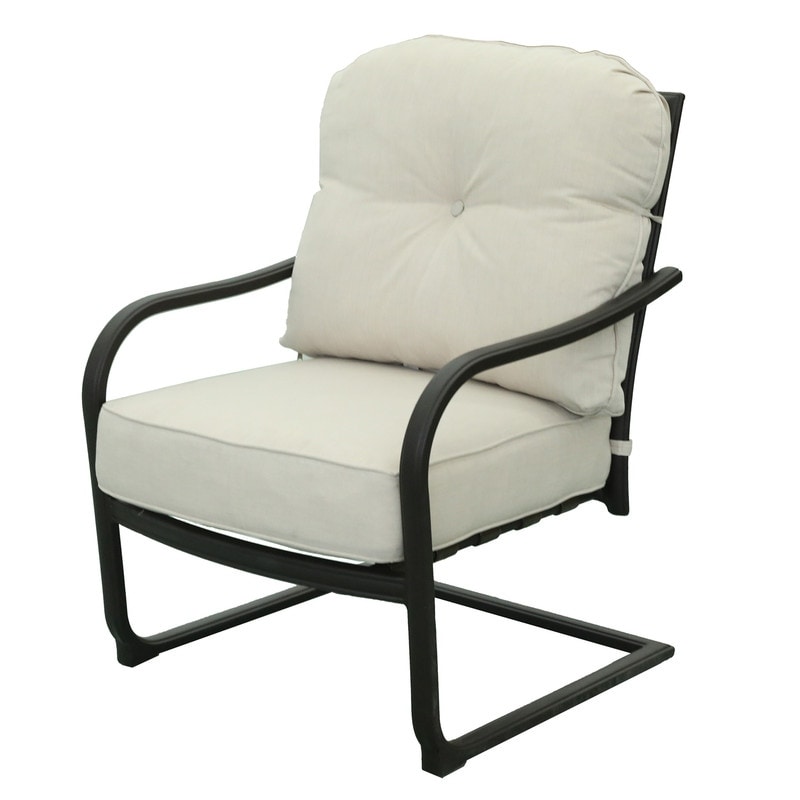 Torino Aluminum C Spring Chair  Set Of 2