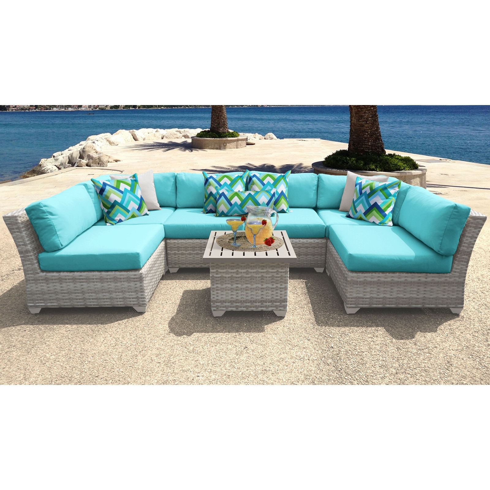 Fairmont 7-pc. Outdoor Wicker Furniture Set