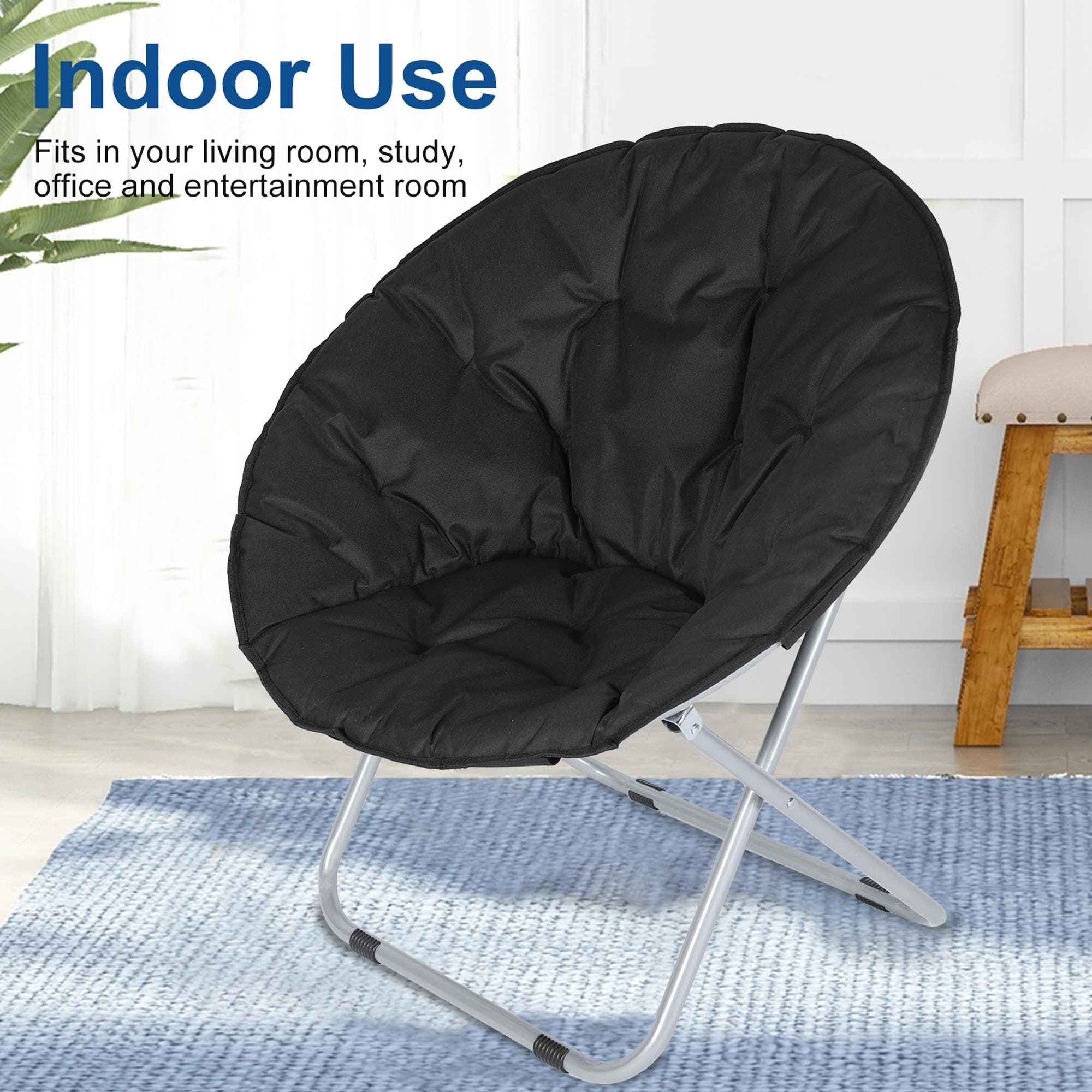 Multi-purpose Portable Folding Moon Soft Chair